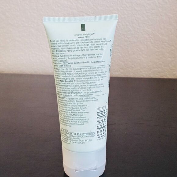 Paul Mitchell Awapuhi Wild Ginger Cream Rinse 75ml | Repair & Nourish Hair - Picture 2 of 3